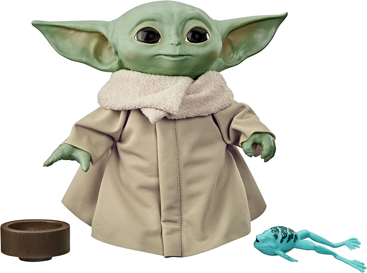 Baby Yoda Star Wars The Child Hasbro Mandalorian Con Sonidos y Rana